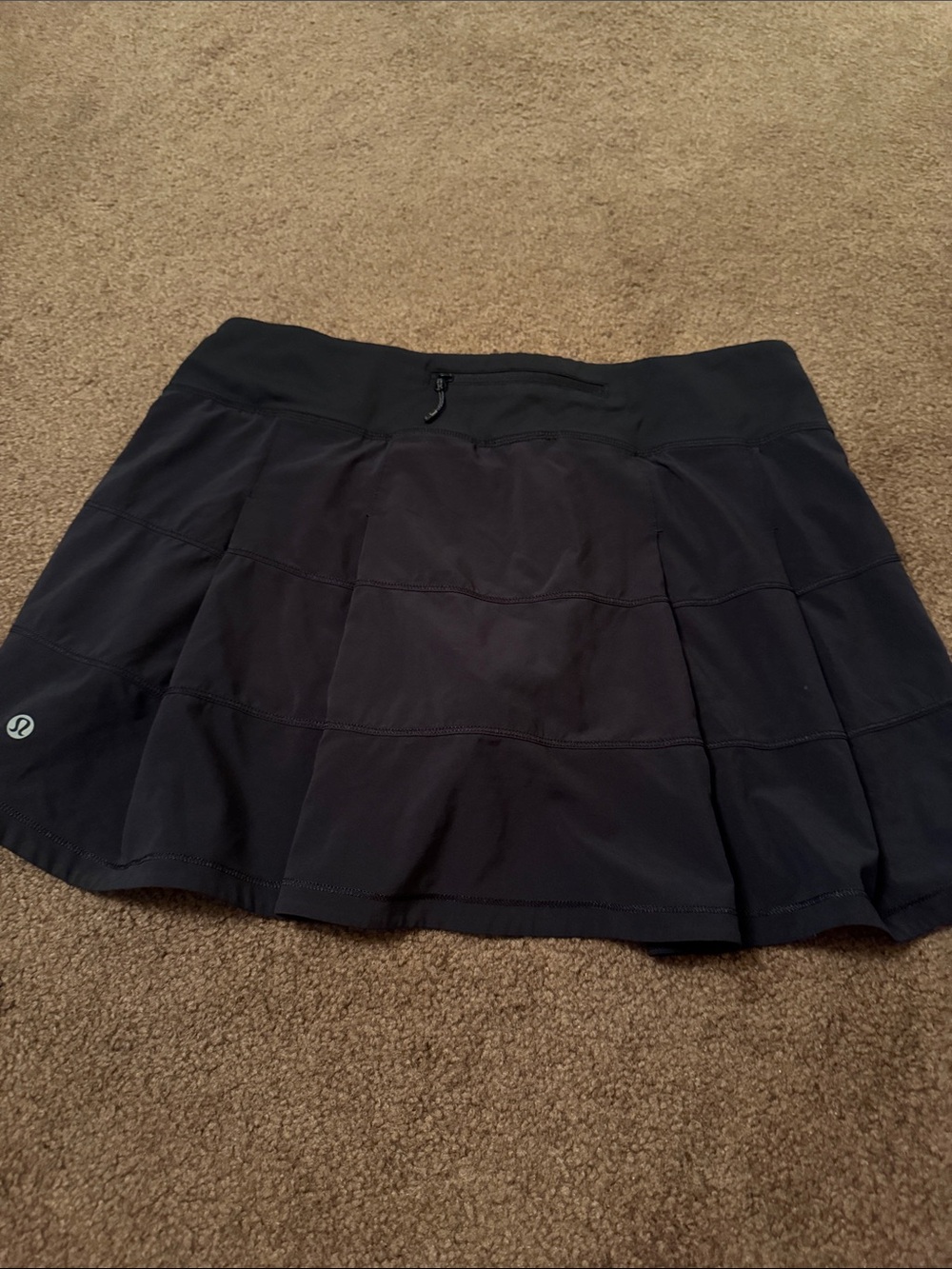 lululemon athletica Black Active Skirt with back Pocket